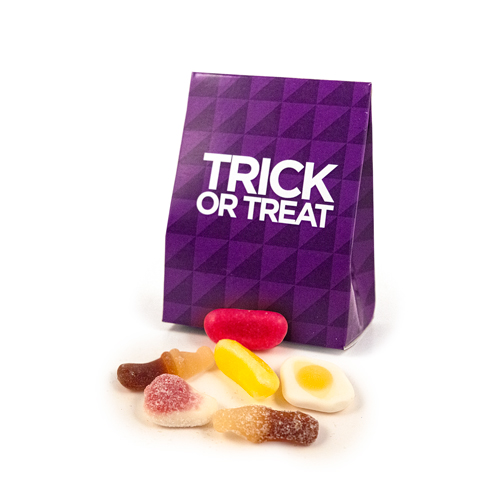 Trick or Treat Halloween Promotional sweets - branded A box